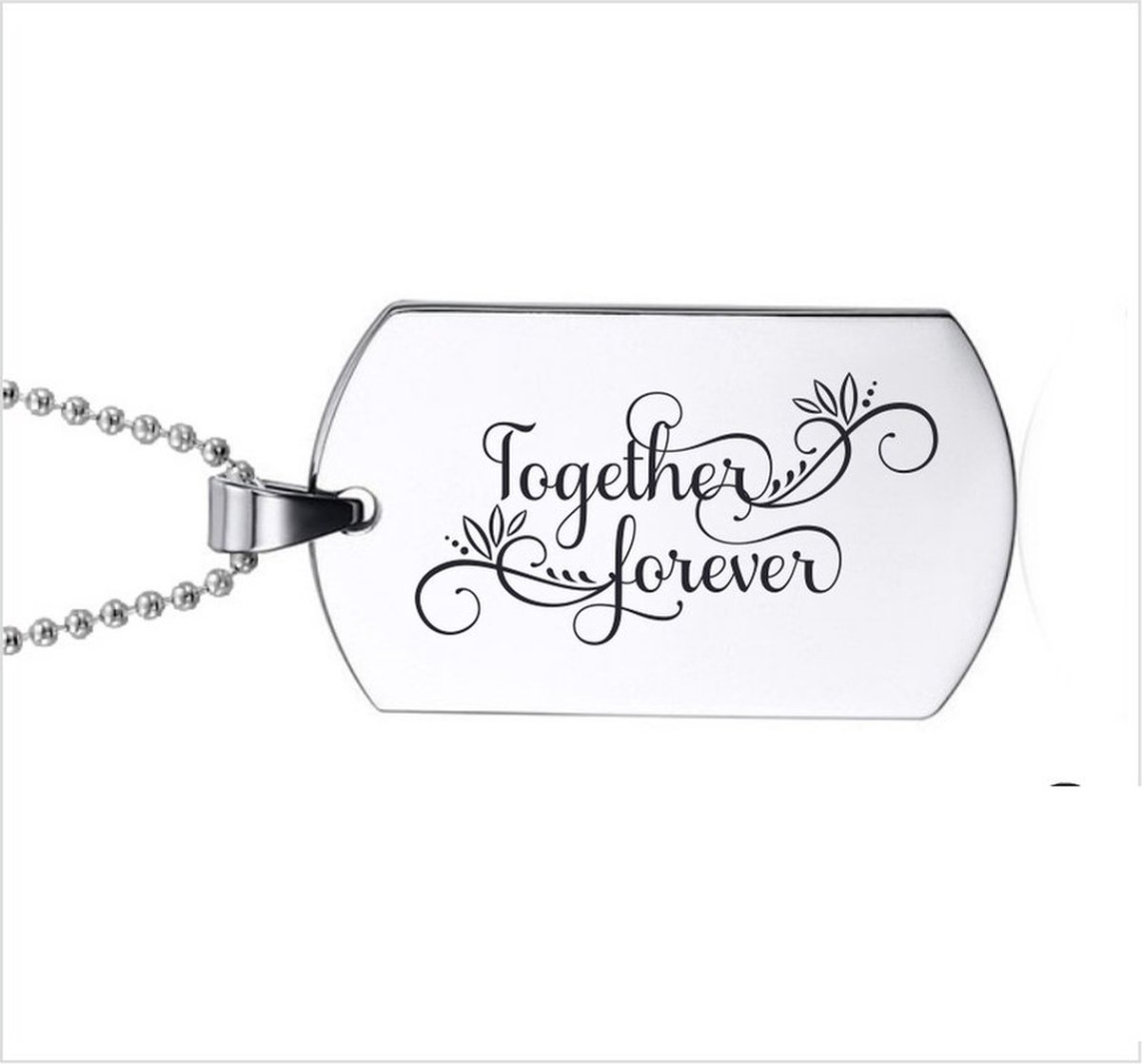 Ketting RVS - Together Forever