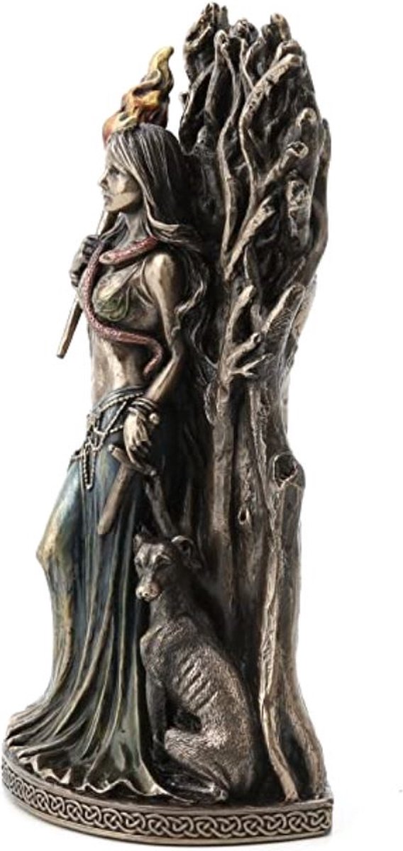 Déesse Grecque De La Chance Statue De Fortune Dame En Aveugle En Résine