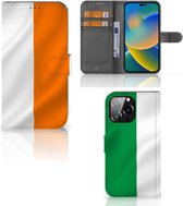 GSM Hoesje iPhone 14 Pro Max Telefoonhoesje met Pasjeshouder Ierland