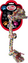 Honden touw speeltje 3 knoop 38cm