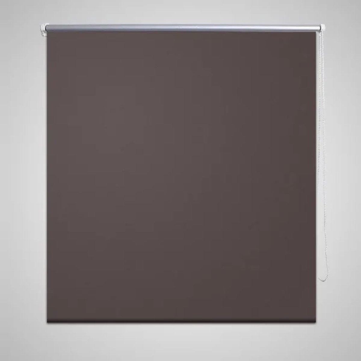 Decoways - Rolgordijn verduisterend 160 x 175 cm koffiebruin