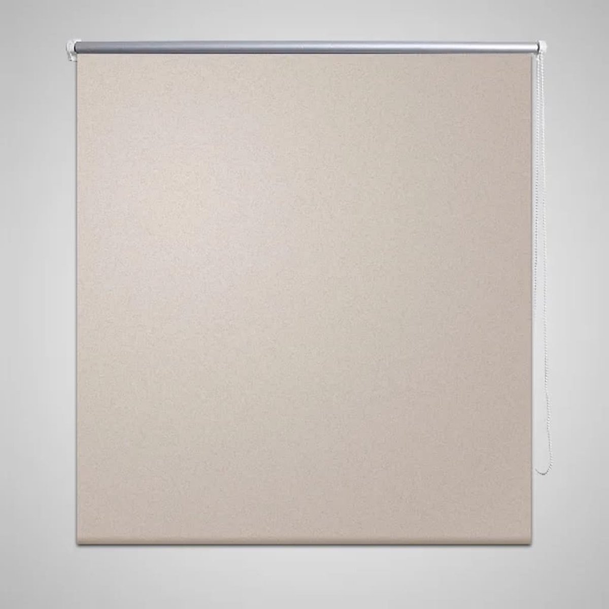 Decoways - Rolgordijn verduisterend 160 x 175 cm beige