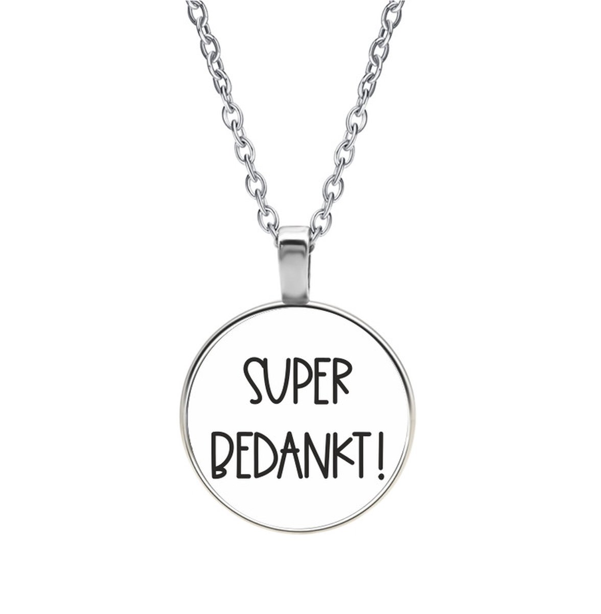 Ketting Glas - Super Bedankt
