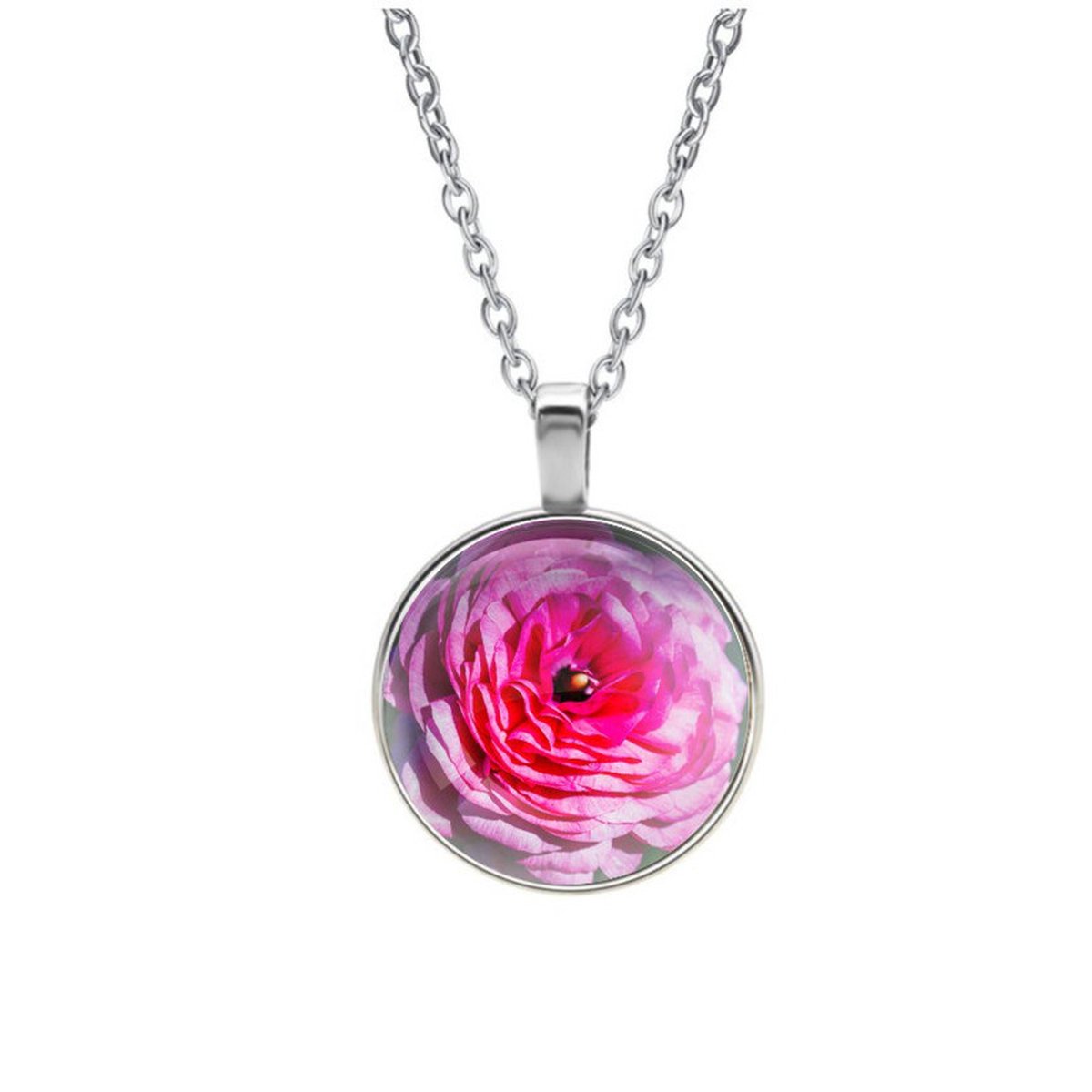 Ketting Glas - Bloem