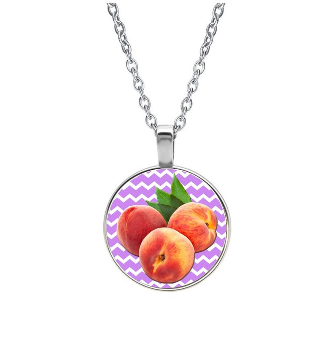 Ketting Glas - Perzikken