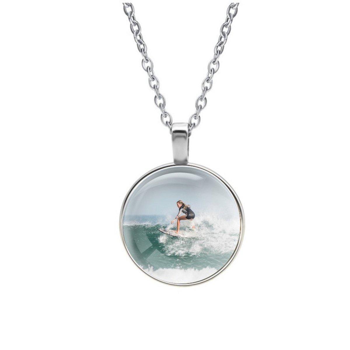 Ketting Glas - Surfen