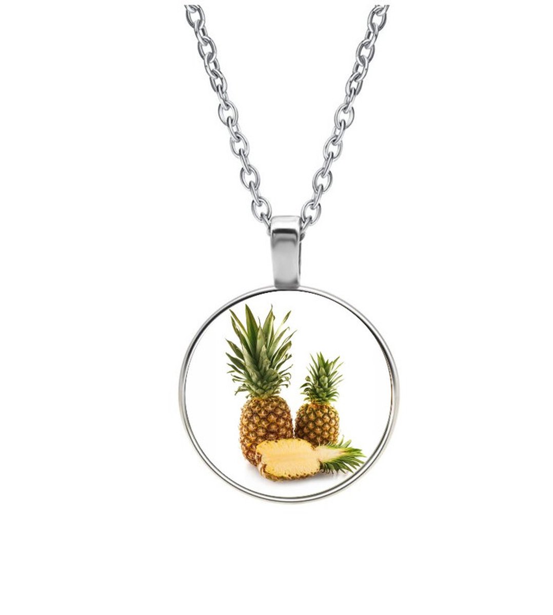 Ketting Glas - Ananas