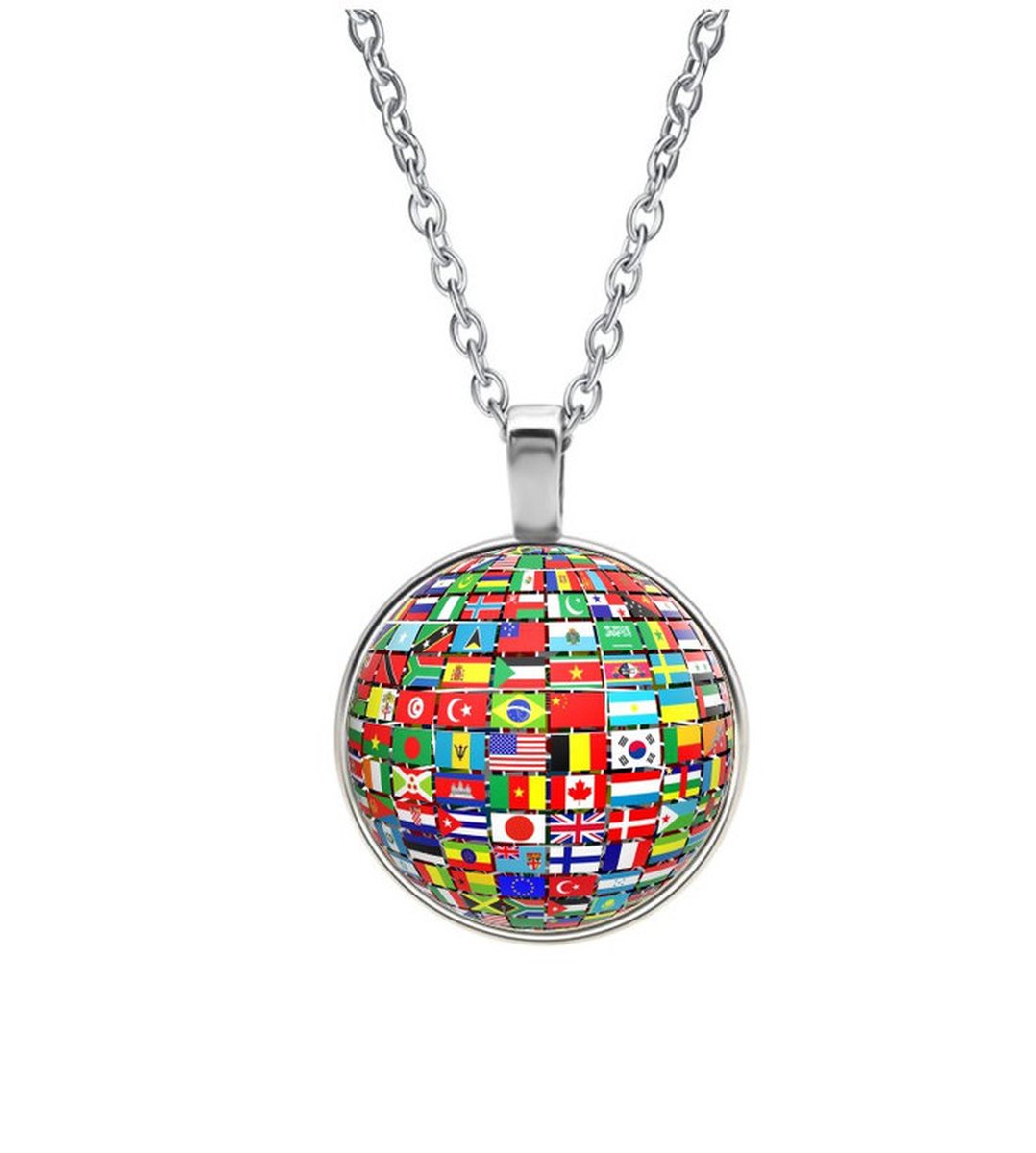 Ketting Glas - Vlaggen