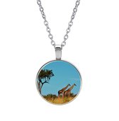 Ketting Glas - Giraffe