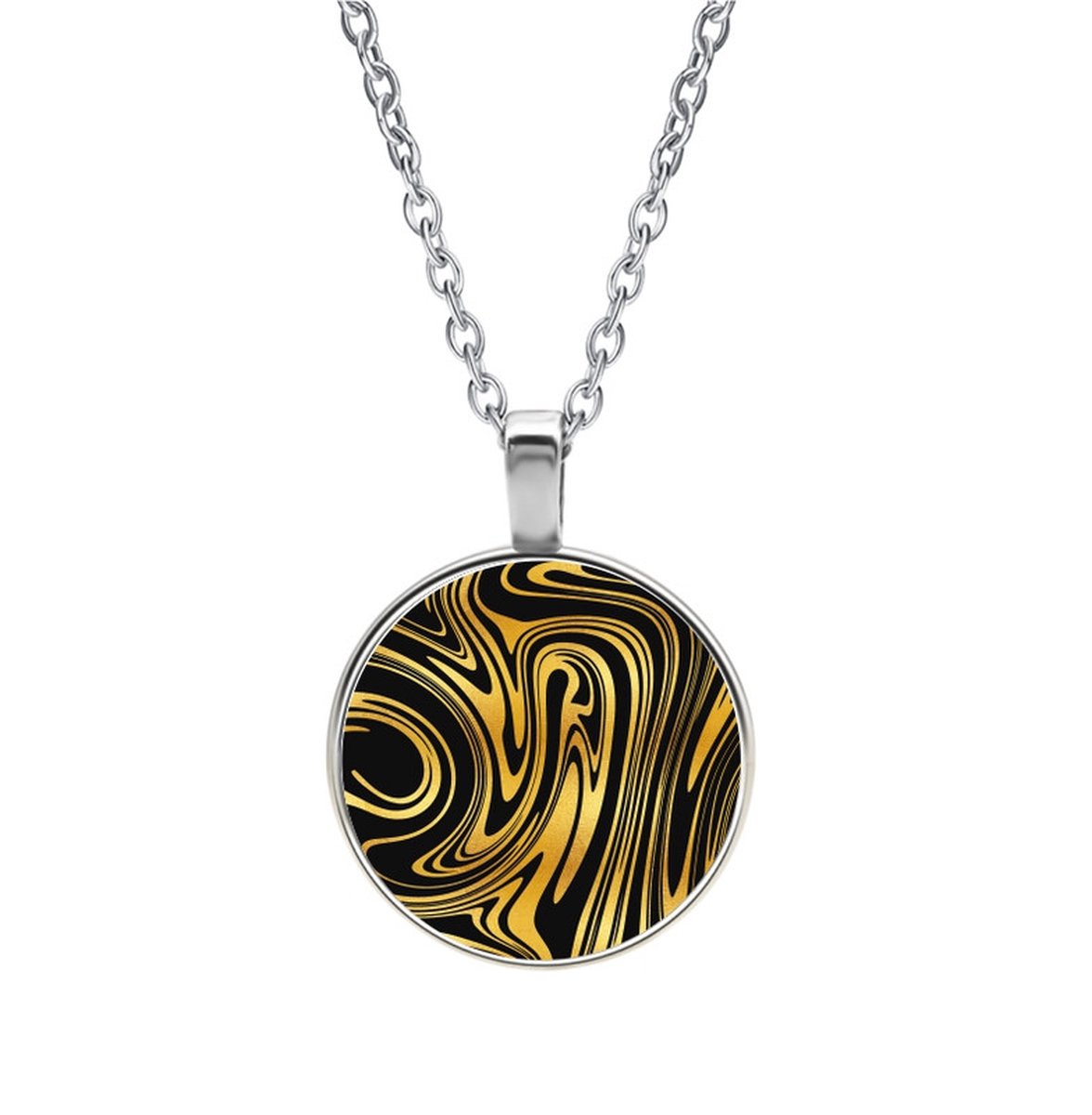 Ketting Glas - Marmer
