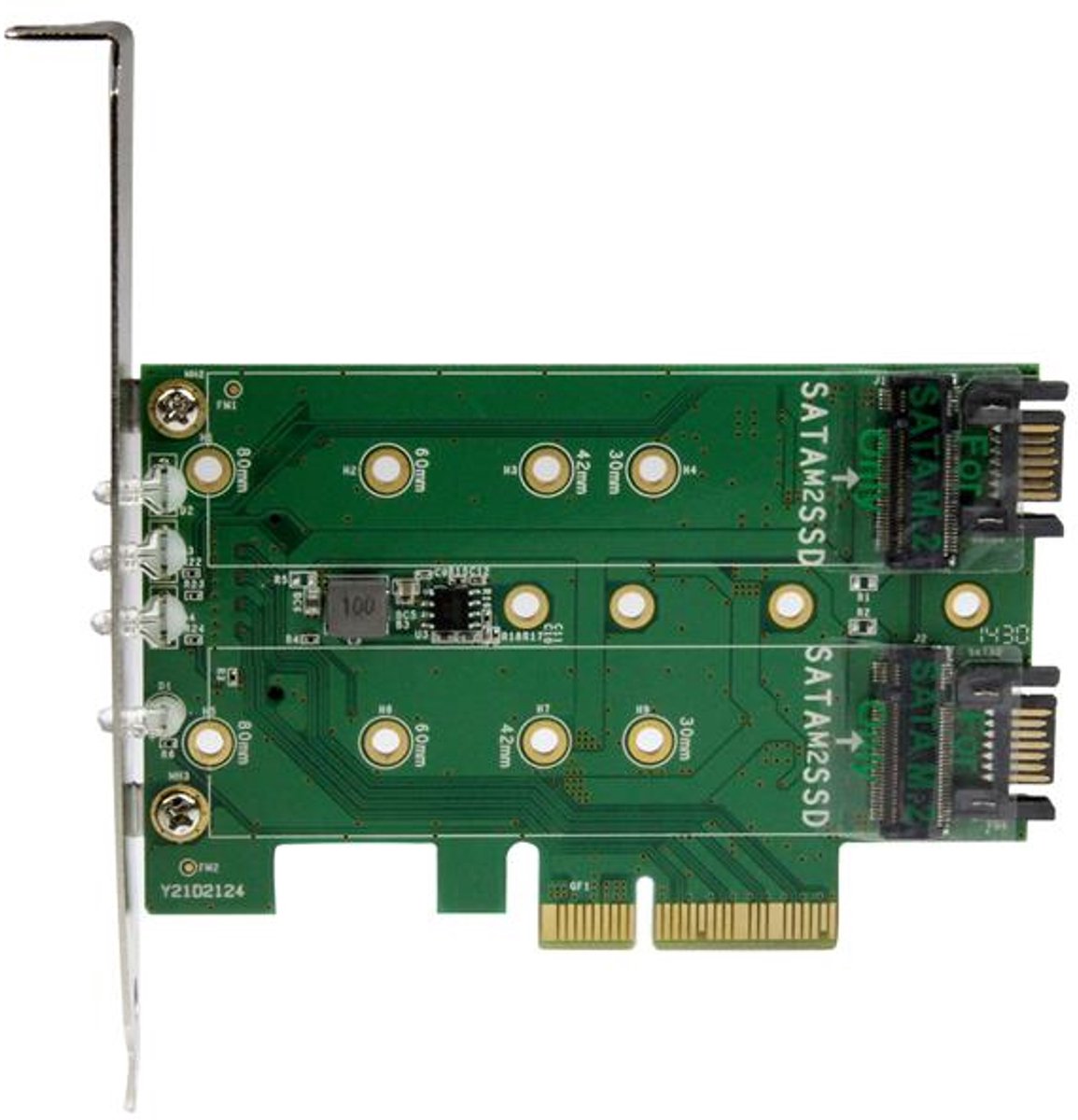 StarTech.com 3-poorts M.2 SSD Adapterkaart