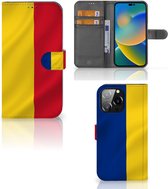 GSM Hoesje iPhone 14 Pro Max Bookcase Roemenië