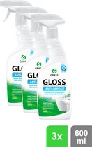 Grass Gloss - Badkamerreiniger - 3 x 600ml - Voordeelverpakking