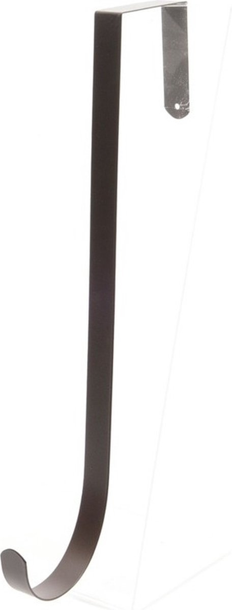 Decoris Kerstkrans hanger - 28 cm - ijzer bruin - kerstkransen ophangen - deurhanger/haak - deurhanger – foto 2