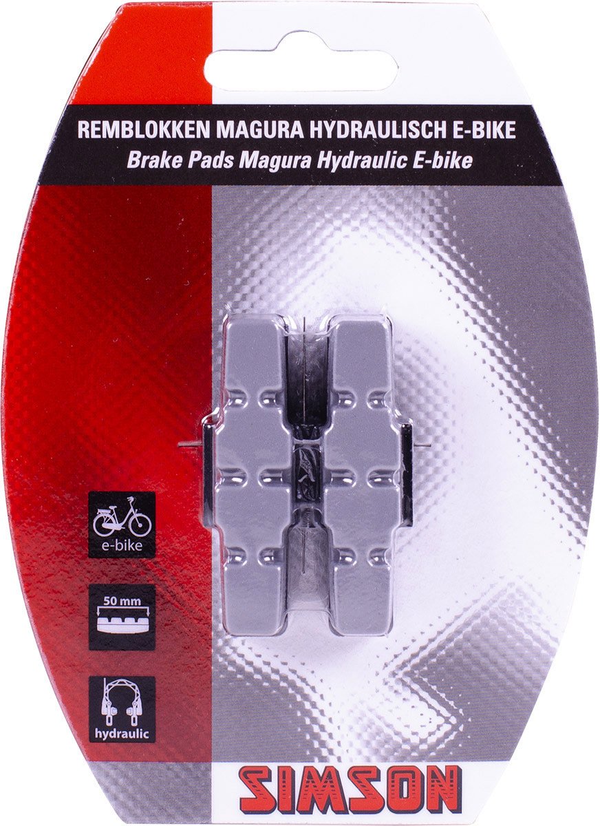 Simson Remblokken voor E-bike - Hydraulisch - Duurzaam - Geschikt voor HS33/HS11 - 2 stuks