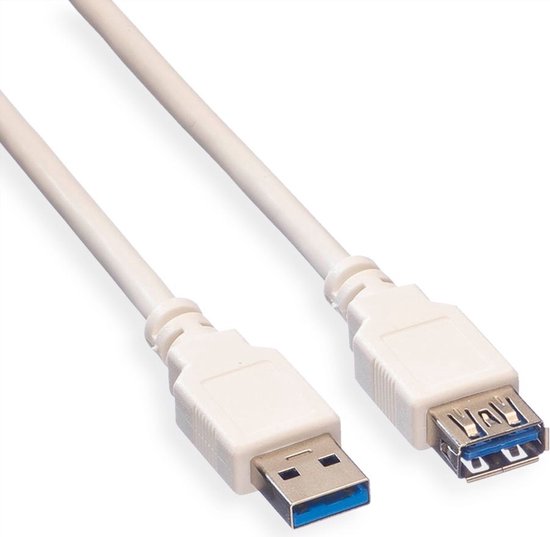 Cablu Roline USB 3.0 tip A la tip B Gold T-T 0.8m Negru 11.02.8900-10