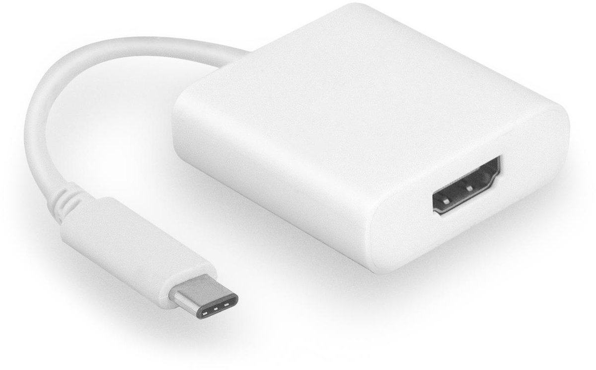 USB-C naar HDMI 4K 30Hz adapter / wit - 0,15 meter
