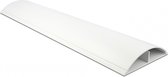 Kunststof kabelgoot half-rond met zelfklevende plakstrip - 100 x 11,9 cm / wit