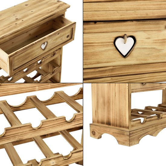 3-delige Badkamermeubelset bewerkt hout oud houtkleurig
