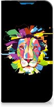 Book Case iPhone 14 Pro Smart Cover Lion Color