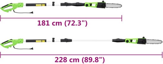 vidaXL Kettingzaag telescopisch 710 W 25 cm van Merkloos	 — afbeelding 5