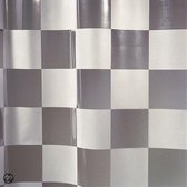 Rideau de douche Spirella Matto en vinyle - 180x200 cm - Blanc