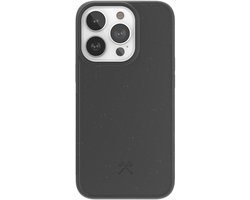 Woodcessories Bio Case - geschikt voor iPhone 14 Pro - duurzaam - eco vriendelijk - gemaakt van bio-materialen - Black