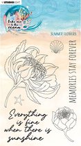 Clear stamps A6 Summer flowers - TMTTO nr. 219