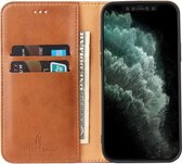 Mobiq - Premium Business Wallet iPhone 14 Pro Max Hoesje - bruin