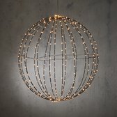 Luca Lighting Boule Lumineuse de Éclairage de Noël avec Ampoules LED Witte Chaud - Ø60 cm - Zwart