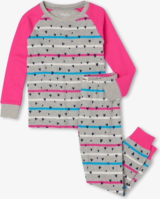 Hatley 2delige Meisjes Pyjama Confetti Hearts - 128