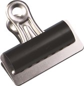 Q-CONNECT bulldogclip, zwart, 51 mm, doos van 10 stuks 12 stuks