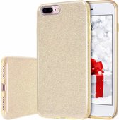 LuxeBass iPhone 7/8 SE (2020) - Glitter Siliconen - Goud - telefoonhoes - gsm hoes - gsm hoesjes