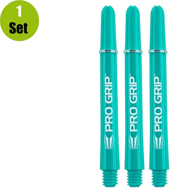 Target Pro Grip Dartshafts - Aqua - Medium - (1 Set) van Target — afbeelding 2