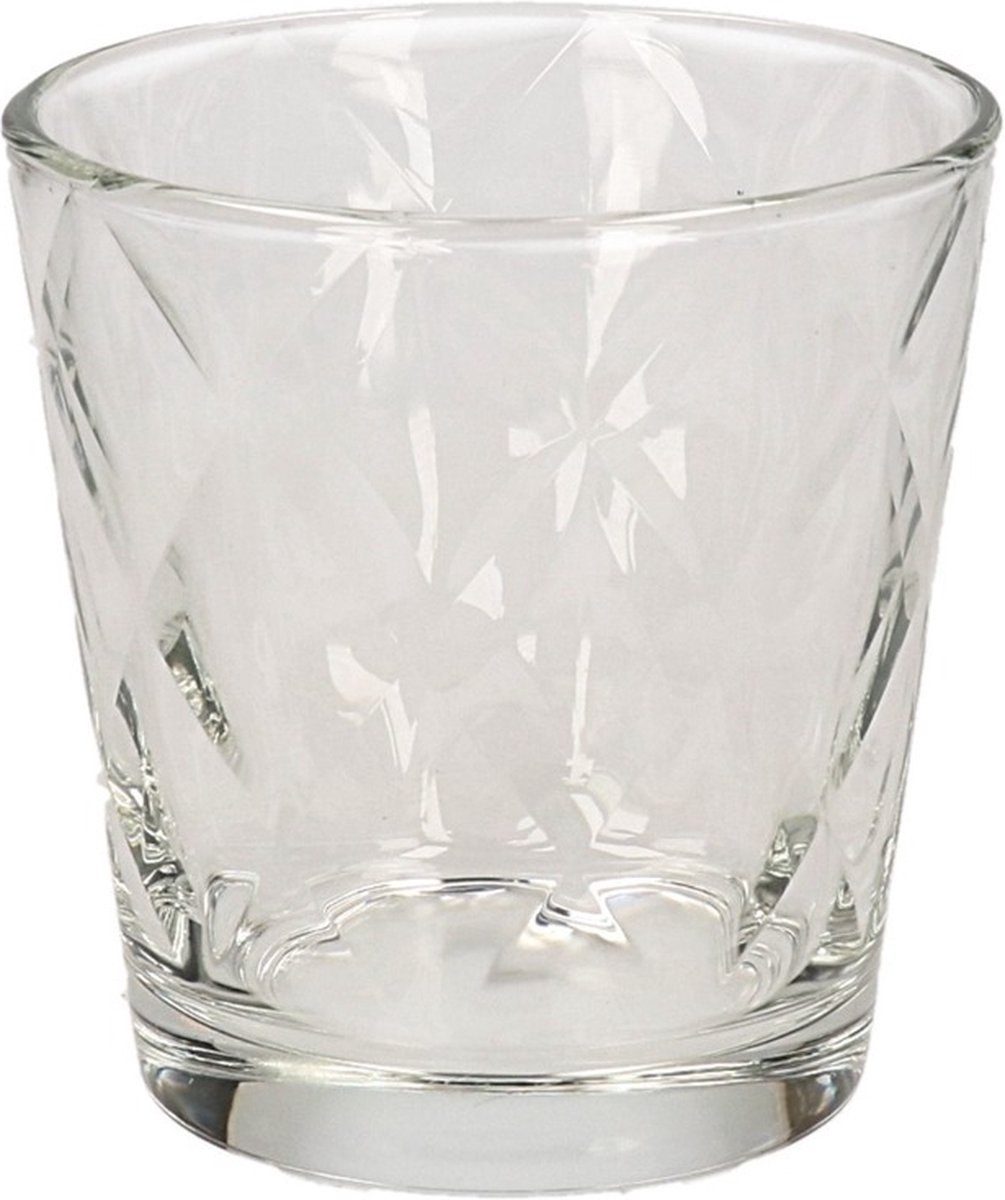 6 verres à eau 'Kaleido' transparent - L'Incroyable
