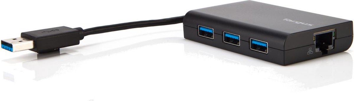 Targus USB 3.0 Met Gigabit Ethernet - USB Hub