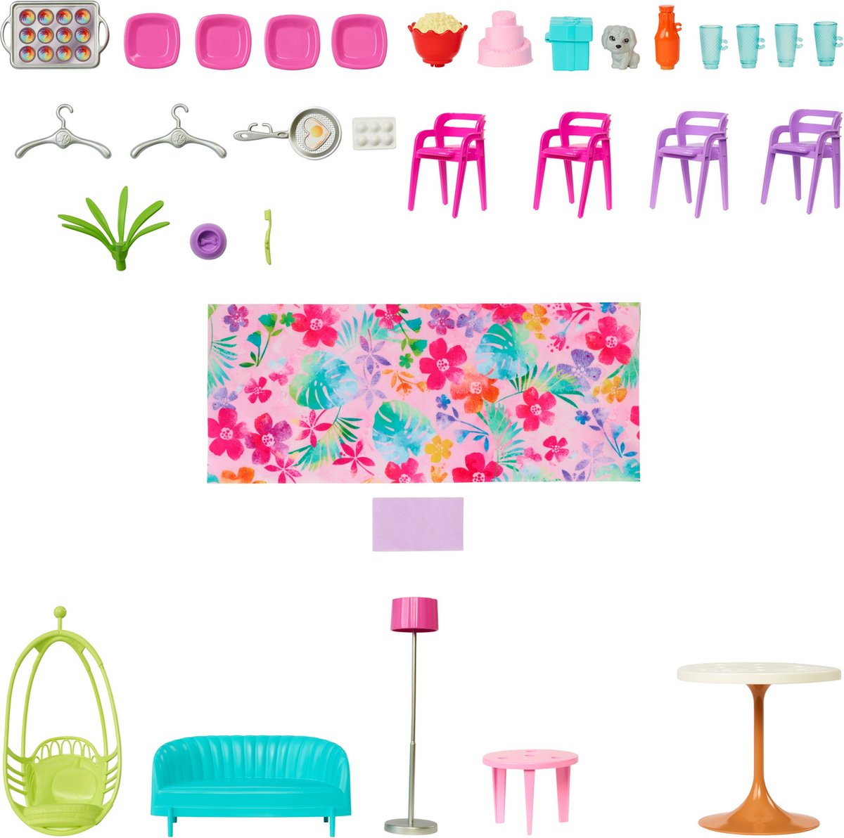 Barbie Malibu Huis - Barbie huis - 2 verdiepingen met barbie meubels — afbeelding 8