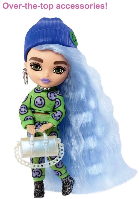 Barbie Extra Mini Pop 3 - IJsblauw haar — afbeelding 3