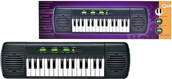 POGOLAB MK-2 Mini Keyboard Piano, elektronisch kindertoetsenbord met 37 toetsen, 40 liedjes, 200 geluiden, 200 ritmes, digitale piano met MIDI- functie, draagbare E-piano (49,3 x 7,3 x 1,9 inch) (roze