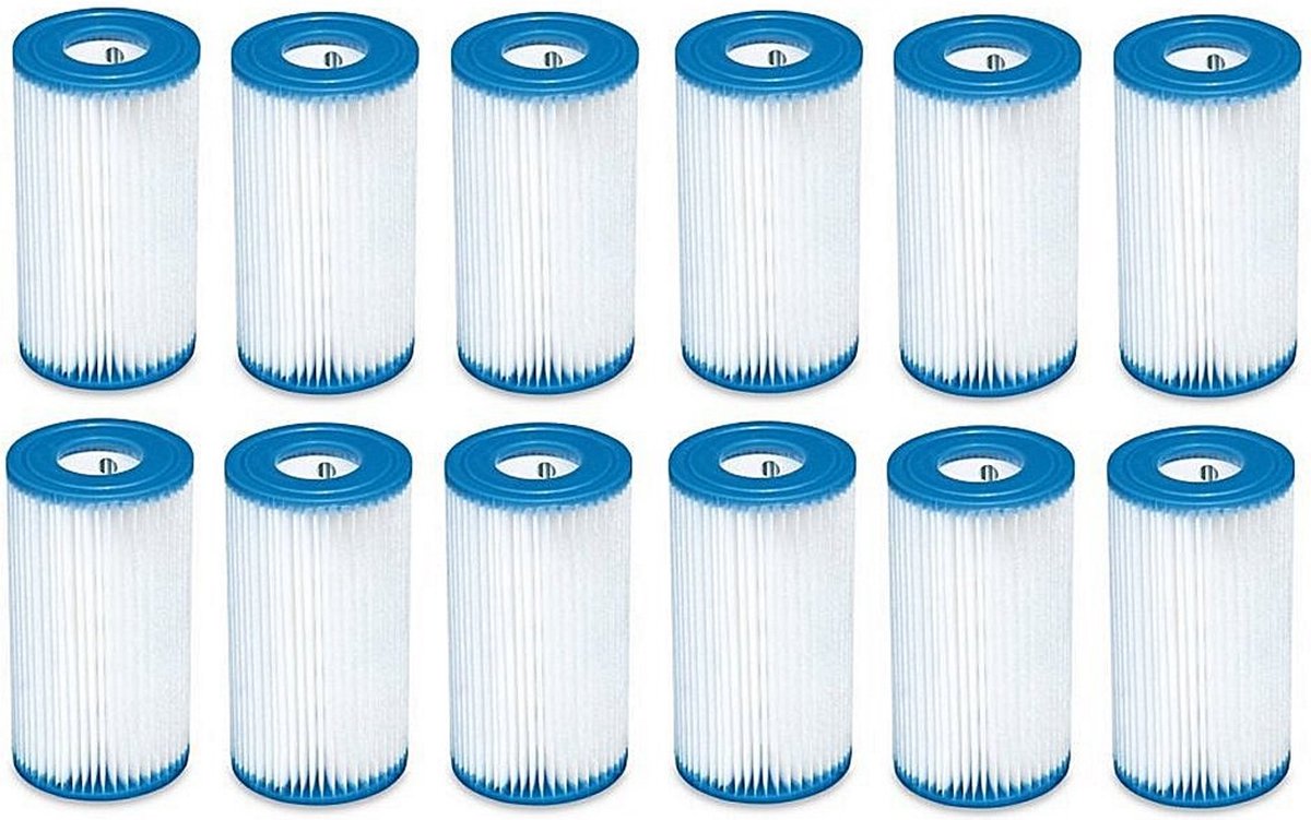 Intex 29000 Filter Cartridge Type A 12 Stuks voor Zwembad 244/305/366