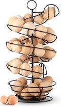 Eiermand – Eierrek – Eierhouder – Eieren – Zwart - Pasen - Tot 40 eieren - BAULK®