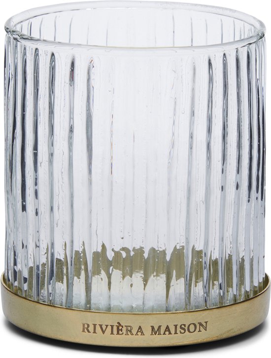Riviera Maison Waxinelichthouder glas - RM d'Amélie Votive - Goud
