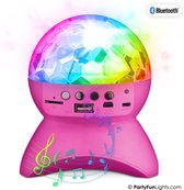PartyFunLights - Draadloze Bluetooth Party Speaker - lichteffecten - oplaadbare accu - projector lamp