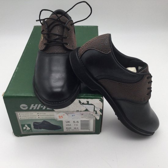 Chaussures de golf Hi Tec 'Lady dry tec', noir avec marron, taille 7,5 usa  = 38,5 européen | bol.com