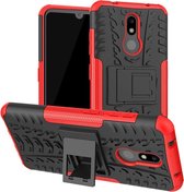 Nokia 3.2 hoes - Schokbestendige Back Cover - Rood