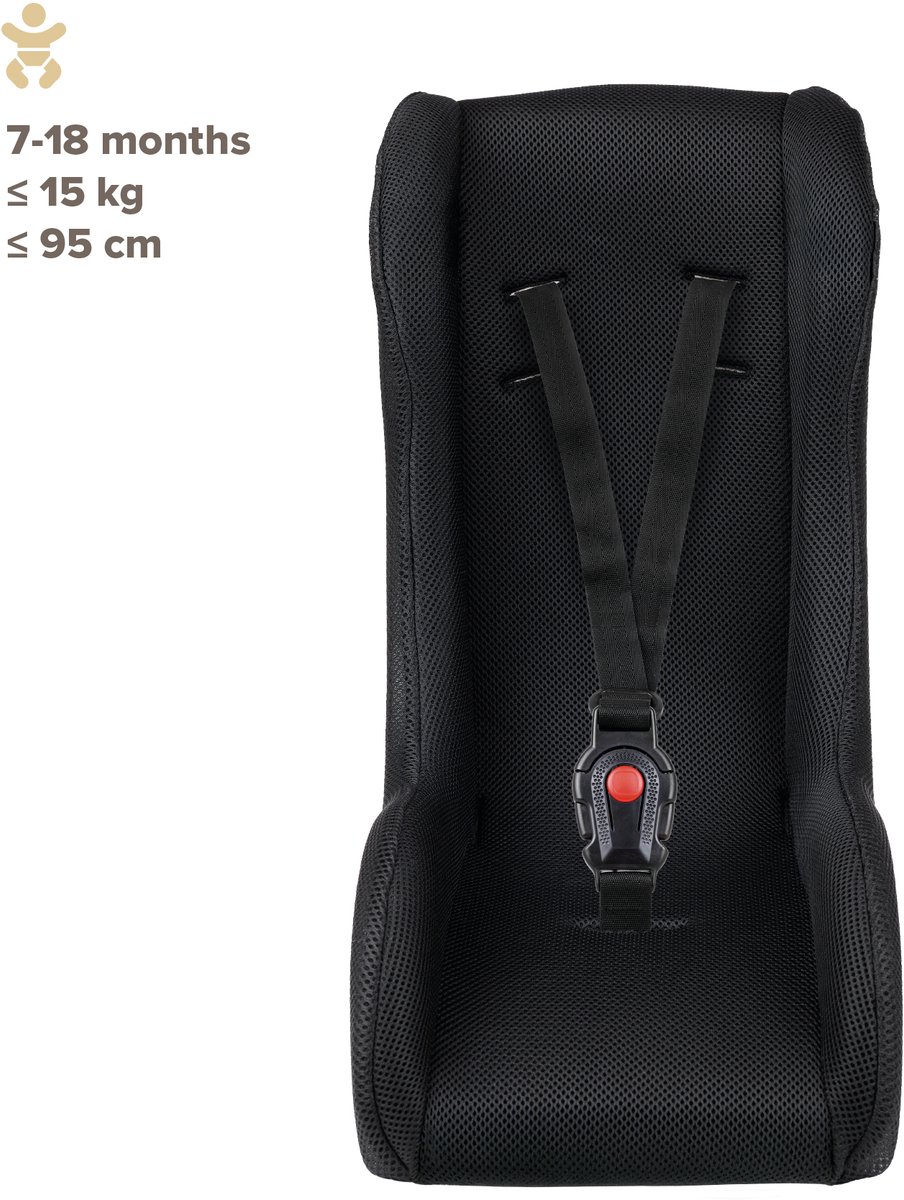 Réducteur De Siège Polarisport Mini Pelican Polaire - Sans Harnais, Pour Remorque/Poussette/Vélo Cargo, Enfants 7-18 Mois - 4