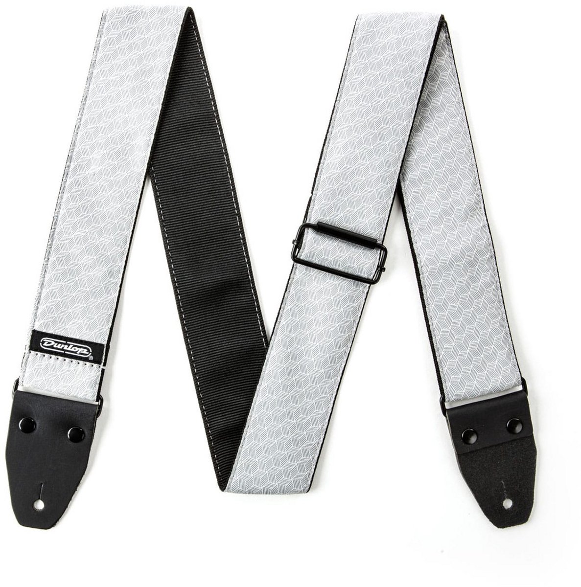Dunlop D6712 Cube Hatch Light Grey - Gitaarband