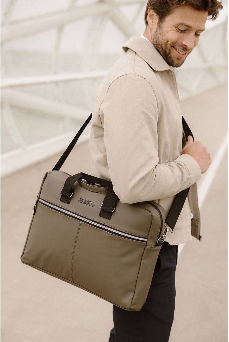 Enrico Benetti Laptoptas / Werktas - Dames - 17 inch - Bergen - Groen