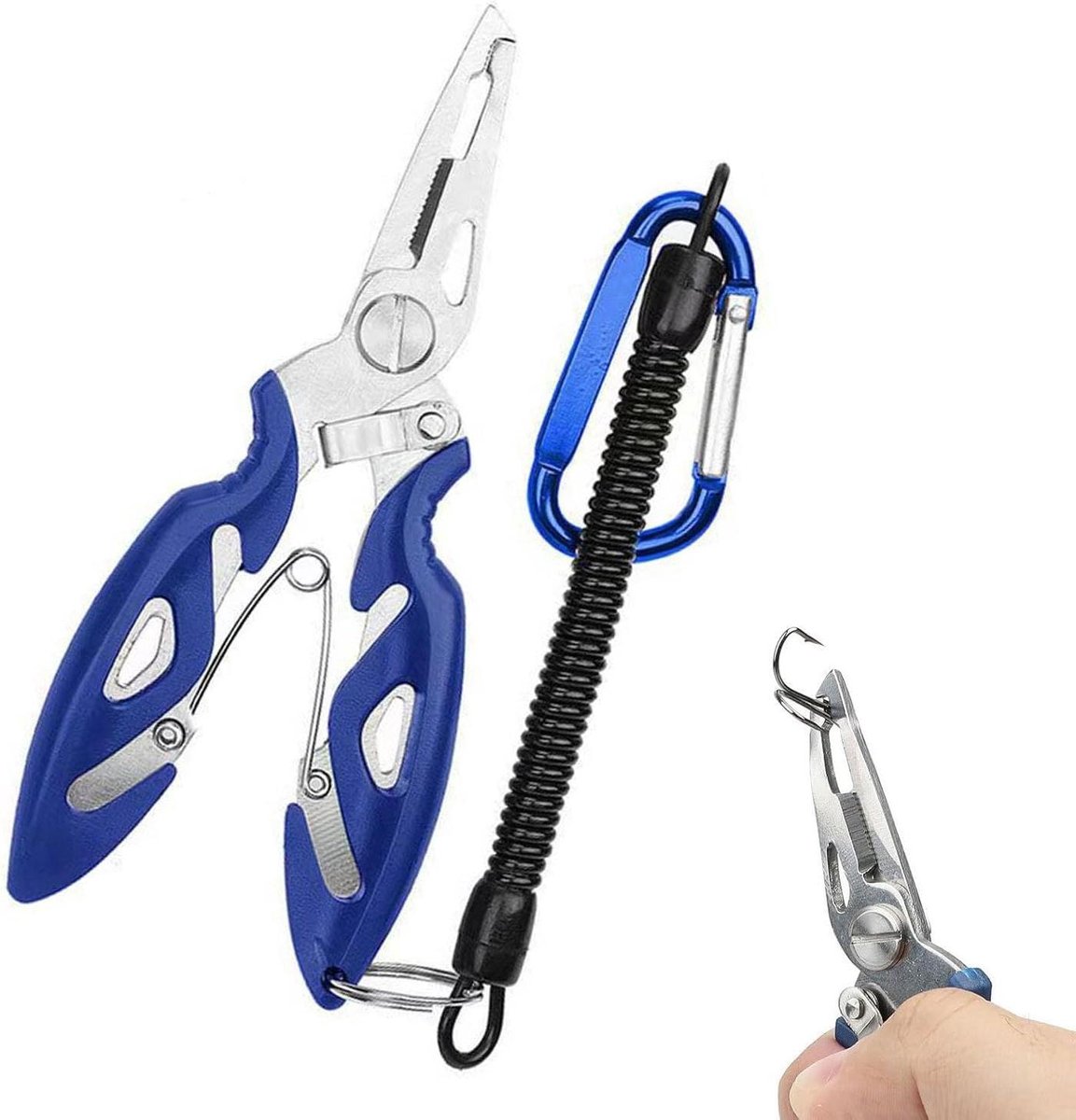 Allecto Premium - Draagbare RVS Vishaken Tang - Trimmers Snijden Draden - Vishaak Opener