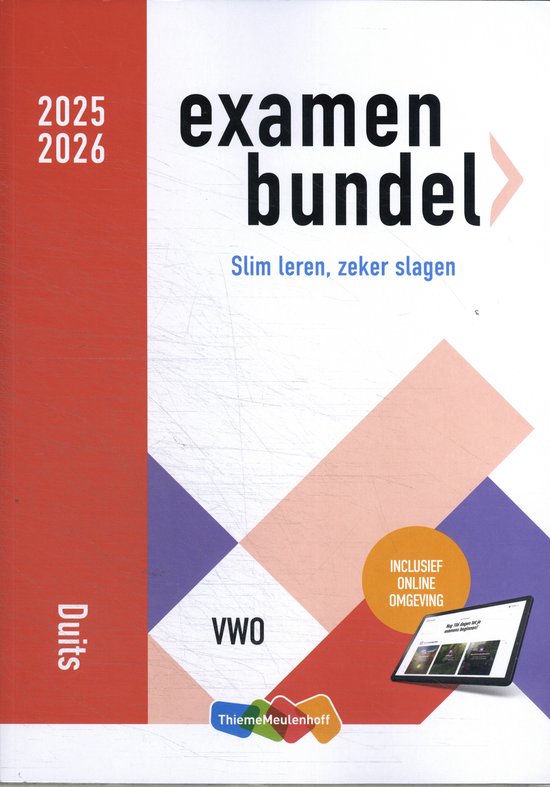 Examenbundel Duits vwo 2025/2026 - cover